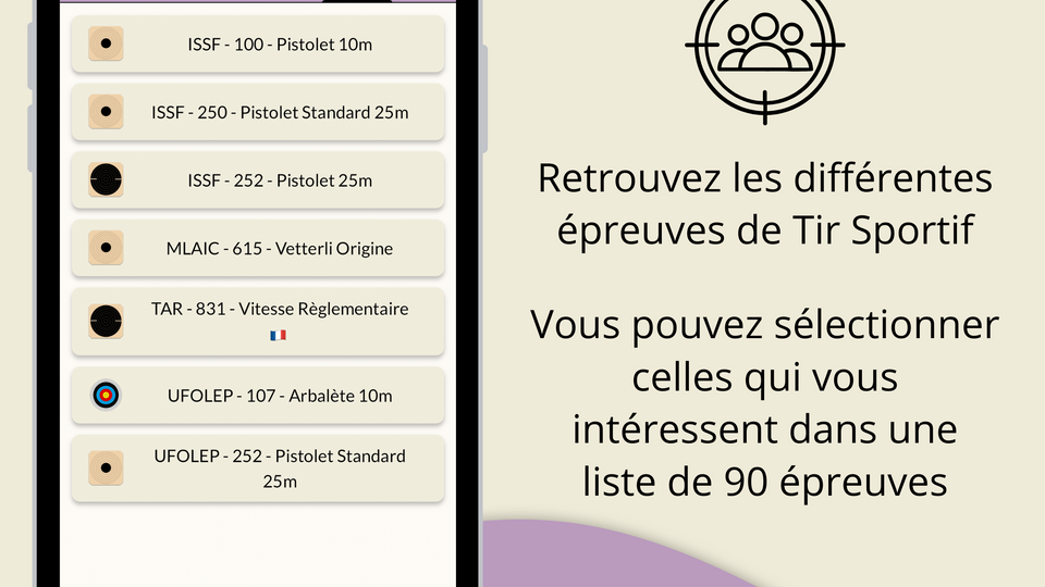 Aide - Choisir ses épreuves